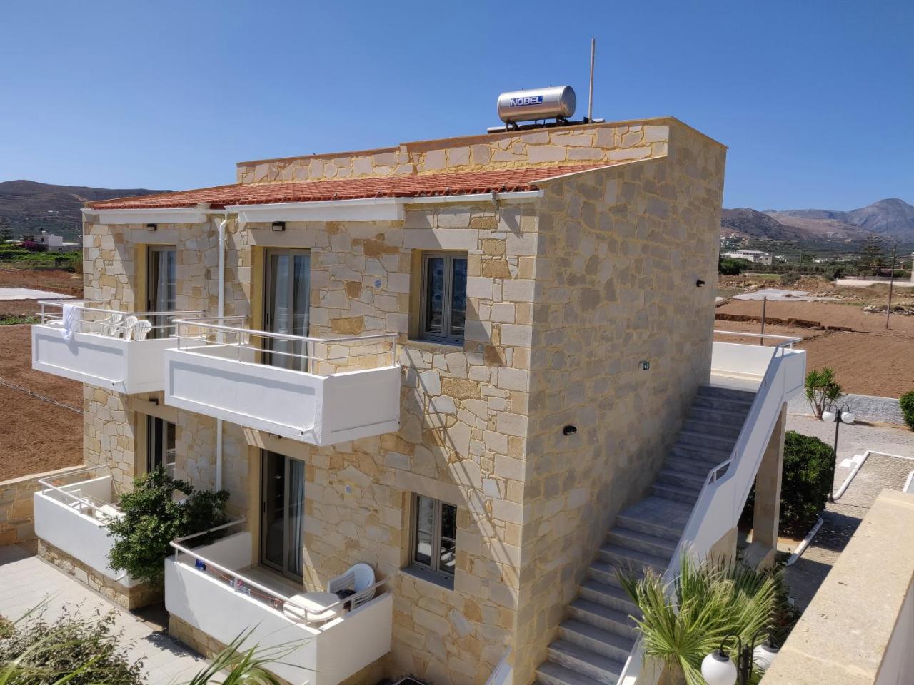 קיסאמוס Viglia Beach Apartments מראה חיצוני תמונה